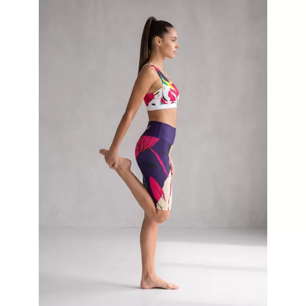  Hochwertige Damen-Funktionsleggings oberhalb des Knies ALTISPORT VOJ/ALW042LEG02 DUNKELBLAU 
