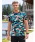 Funktionelles Premium-T-Shirt für Herren ALTISPORT VOJ/ALM038TR01 KEROSIN/BRAUN