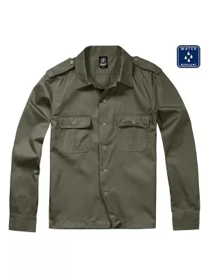 Hemd BRANDIT US BD4102 OLIVE
