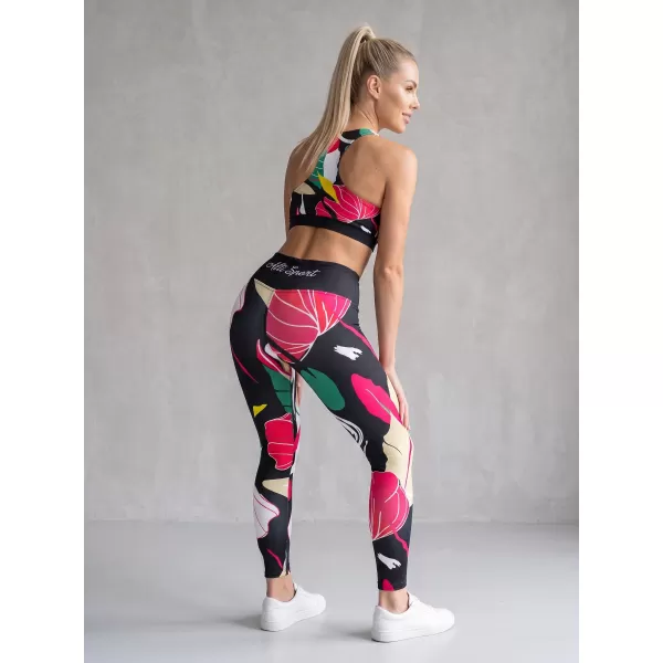  Lange Premium-Funktionsleggings für Damen ALTISPORT VOJ/ALW042LEG01 SCHWARZ 