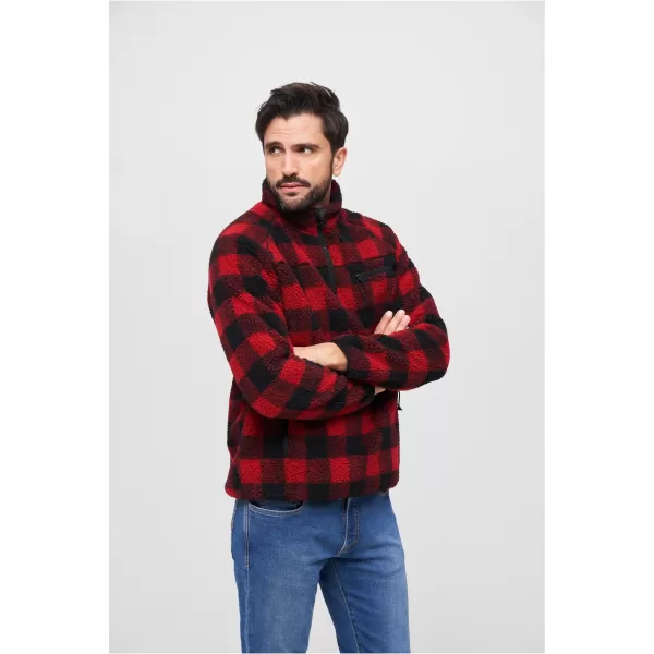  Herren -Sweatshirt BRANDIT BD5022 ROT/SCHWARZ 