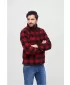 Herren -Sweatshirt BRANDIT BD5022 ROT/SCHWARZ