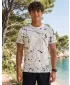 Funktionelles Premium-T-Shirt für Herren ALTISPORT VOJ/ALM034TR01 WEIß
