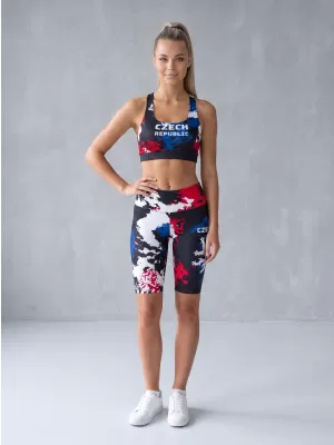 Hochwertige Damen-Funktionsleggings oberhalb des Knies ALTISPORT VOJ/ALW036LEG02 FLECKEN