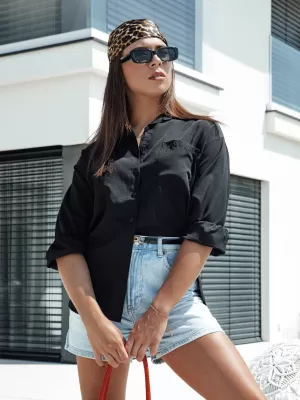 Hemd DSTREET ELEGANZZA DY0437 SCHWARZ