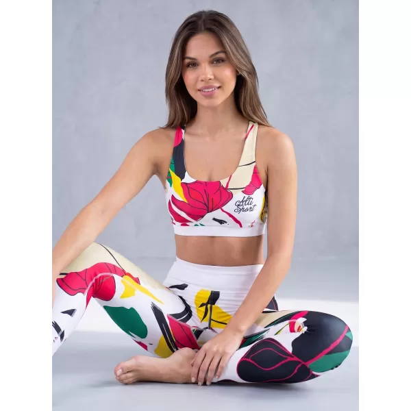  Lange Premium-Funktionsleggings für Damen ALTISPORT VOJ/ALW042LEG01 WEIß 