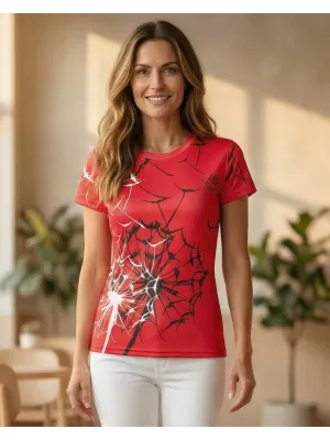 Hochwertiges Funktions-T-Shirt für Damen ALTISPORT VOJ/ALW035TR01 SCHWARZ ROSA