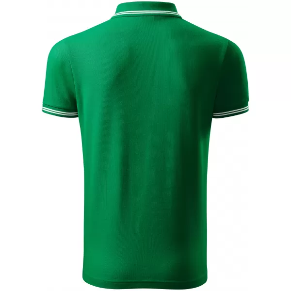  Herren-T-Shirt mit Kragen ALTISPORT NoPrint NP/ALM912 MITTELGRÜN 