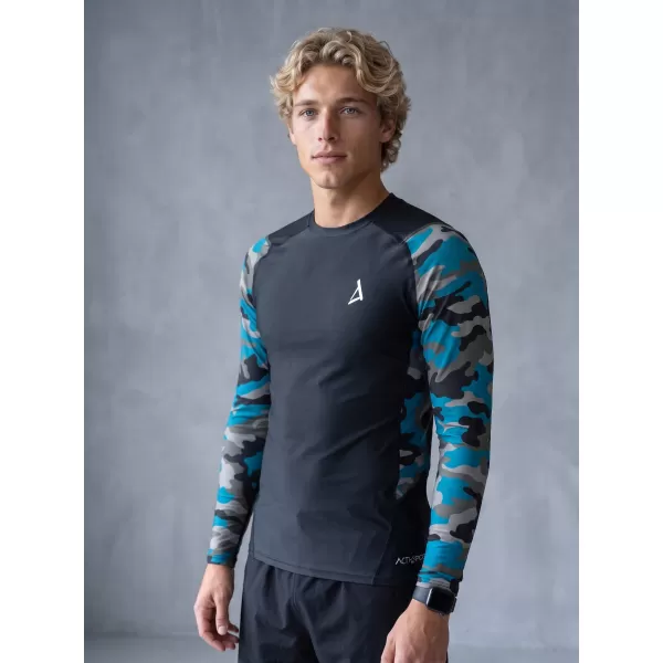  Funktionelle Kompression von Männern t -Shirt Premium ALTISPORT VOJ/ALM038TR03 KEROSIN/SCHWARZ 