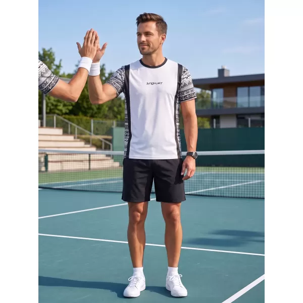  Funktionelles Premium-T-Shirt für Herren ALTISPORT VOJ/ALM043TR01 WEIß 