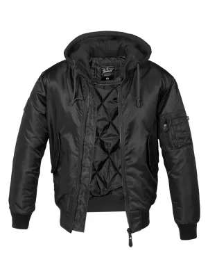 Jacke BRANDIT HOODED MA BD3150 SCHWARZ