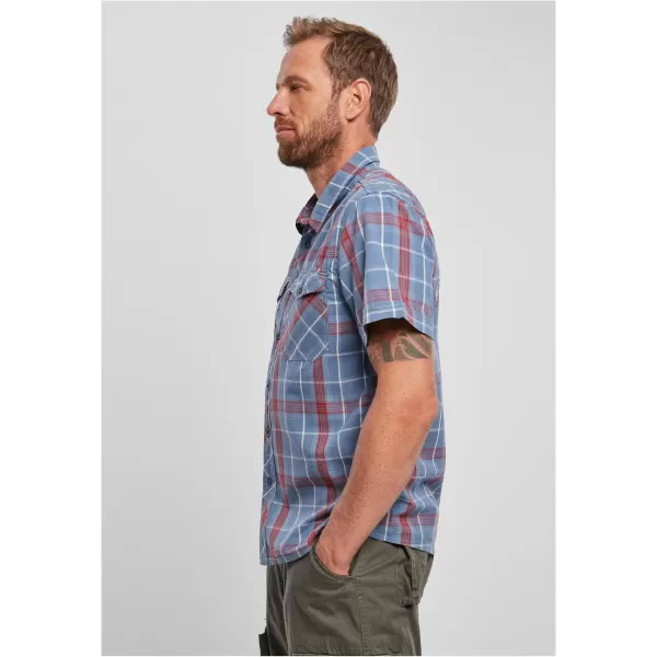  Hemd BRANDIT ROADSTAR BD4012 ROT/BLAU 