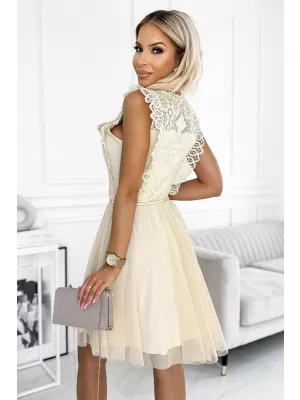 Kleid NUMOCO GRETA 454-3 BEIGE