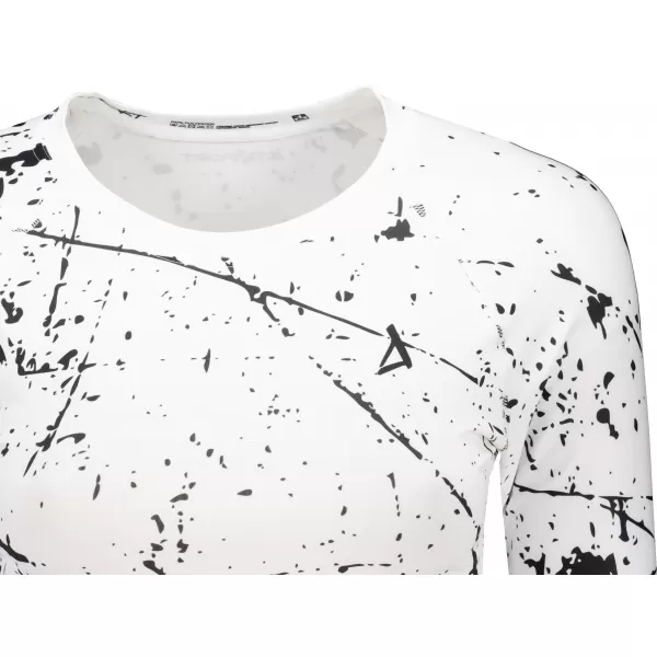  Hochwertiges Funktions-Crop-Top mit langen Ärmeln für Damen ALTISPORT VOJ/ALW034TR04 WEIß 