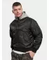 Jacke BRANDIT HOODED MA BD3150 SCHWARZ/GRAU