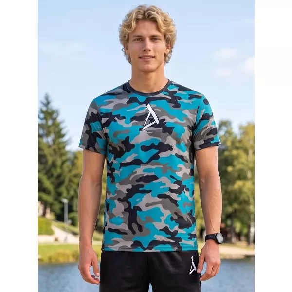  Funktionelles Premium-T-Shirt für Herren ALTISPORT VOJ/ALM038TR01 KEROSIN/SCHWARZ 