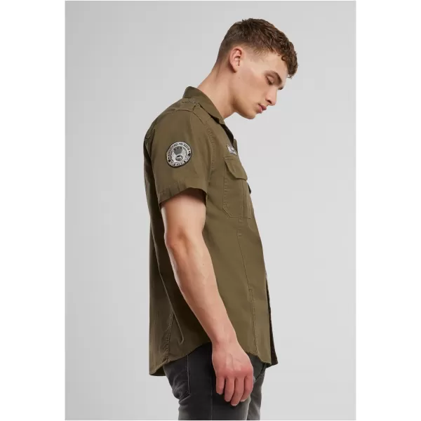  Hemd BRANDIT LUIS VINTAGE BD4033 OLIVE 
