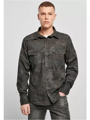 Hemd BRANDIT SLIM WORKER BD4005 OLIVE CAMO