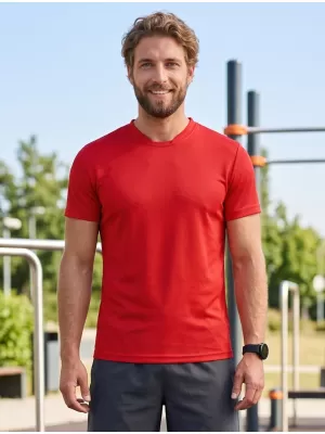 Funktions-T-Shirt für Herren ALTISPORT NoPrint NP/ALM421 ROT