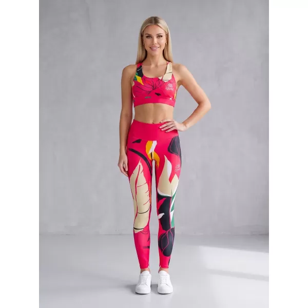  Lange Premium-Funktionsleggings für Damen ALTISPORT VOJ/ALW042LEG01 ROSA 