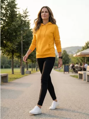 Damen-Sweatshirt ALTISPORT NoPrint NP/ALW579NJ GOLD-GELB