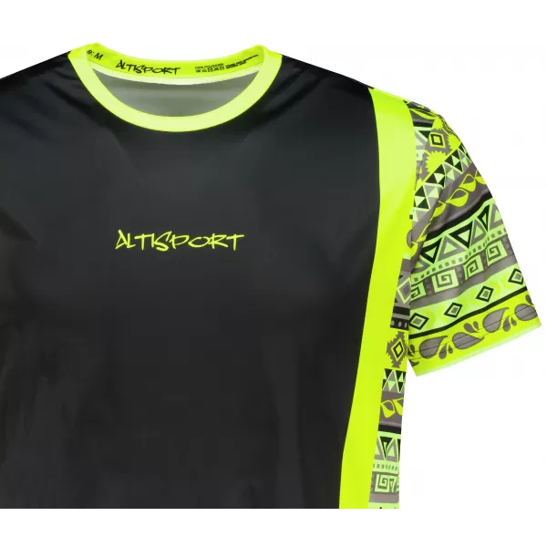  Funktionelles Premium-T-Shirt für Herren ALTISPORT VOJ/ALM043TR01 NEON GELB 