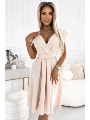 Kleid NUMOCO SCARLETT 348-7 BEIGE