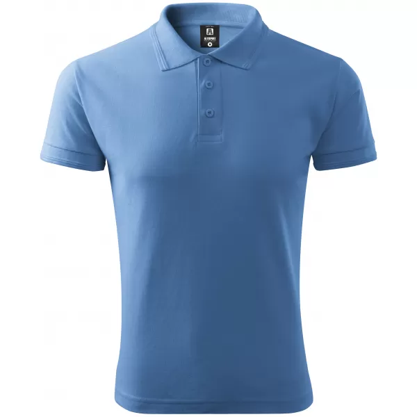  Herren-T-Shirt mit Kragen ALTISPORT NoPrint NP/ALM302 HIMMELBLAU 