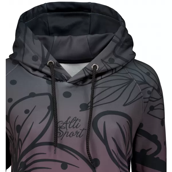  Hochwertiges Funktions-Sweatshirt für Damen ALTISPORT VOJ/ALW045MI03 LILA/SCHWARZ 