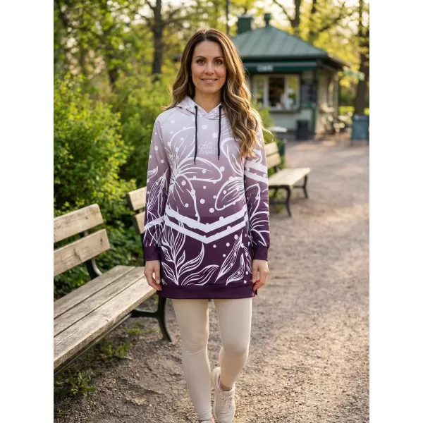  Hochwertiges Funktions-Sweatshirt für Damen ALTISPORT VOJ/ALW045MI03 LILA/WEIß 