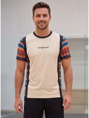 Funktionelles Premium-T-Shirt für Herren ALTISPORT VOJ/ALM043TR01 BEIGE