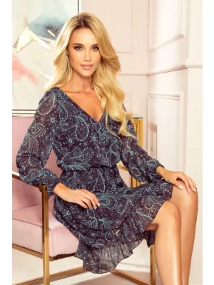 Kleid NUMOCO BAKARI 295-3 BLAU