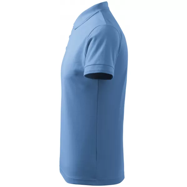  Herren-T-Shirt mit Kragen ALTISPORT NoPrint NP/ALM302 HIMMELBLAU 