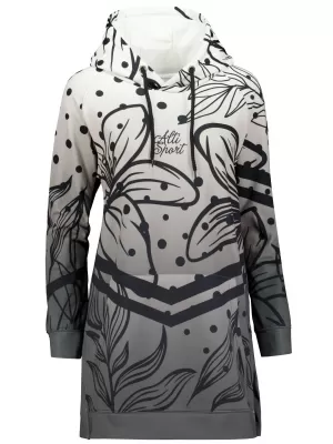 Hochwertiges Funktions-Sweatshirt für Damen ALTISPORT VOJ/ALW045MI03 SCHWARZ UND WEIß