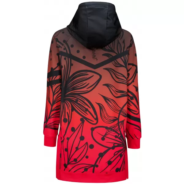  Hochwertiges Funktions-Sweatshirt für Damen ALTISPORT VOJ/ALW045MI03 ROT UND SCHWARZ 