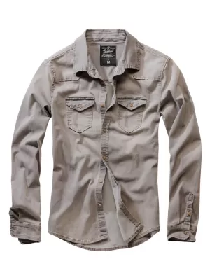 Hemd BRANDIT RILEY DENIM BD4020 GRAU