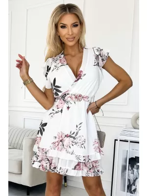 Kleid NUMOCO PATRIZIA 468-1 WEIß