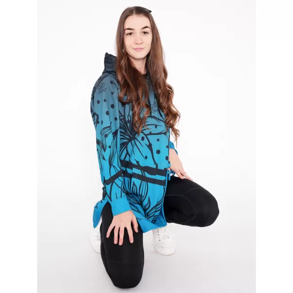  Hochwertiges Funktions-Sweatshirt für Damen ALTISPORT VOJ/ALW045MI03 SMARAGD/SCHWARZ 