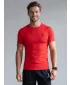 Hochwertiges Funktions-Kompressions-T-Shirt mit kurzen Ärmeln für Herren ALTISPORT VOJ/ALM000TR04 ROT