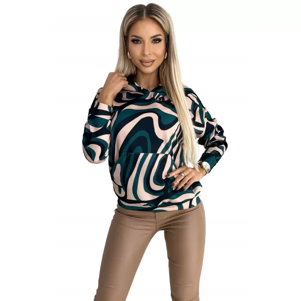  Damen Sweatshirt NUMOCO 390-5 GRÜN 