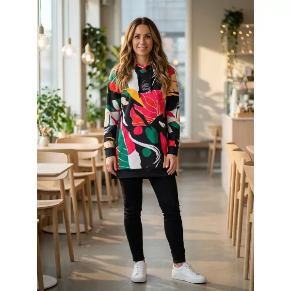  Hochwertiges Funktions-Sweatshirt für Damen ALTISPORT VOJ/ALW042MI03 SCHWARZ 