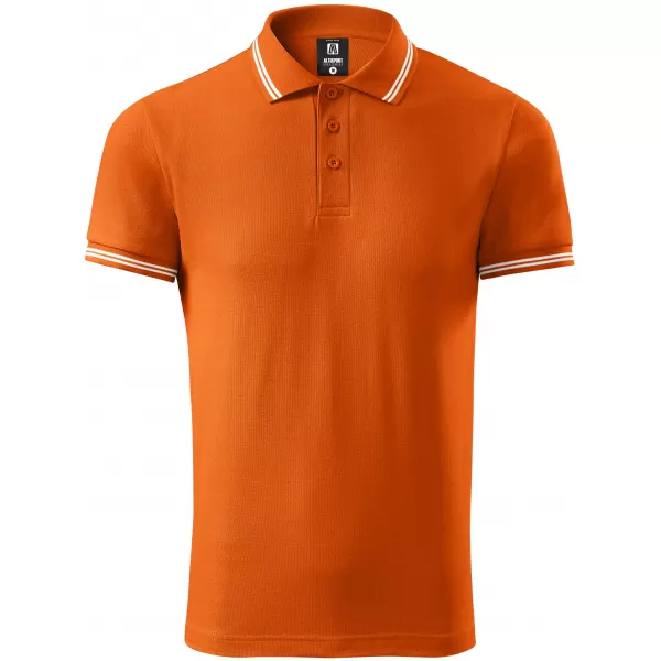  Herren-T-Shirt mit Kragen ALTISPORT NoPrint NP/ALM912 ORANGE 