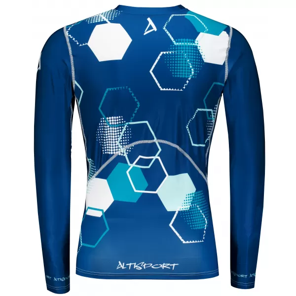  Hochwertiges funktionelles Kompressions-T-Shirt für Herren ALTISPORT VOJ/ALM037TR03 NAVY BLAU 