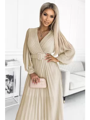 Kleid NUMOCO KLARA 414-8 BEIGE