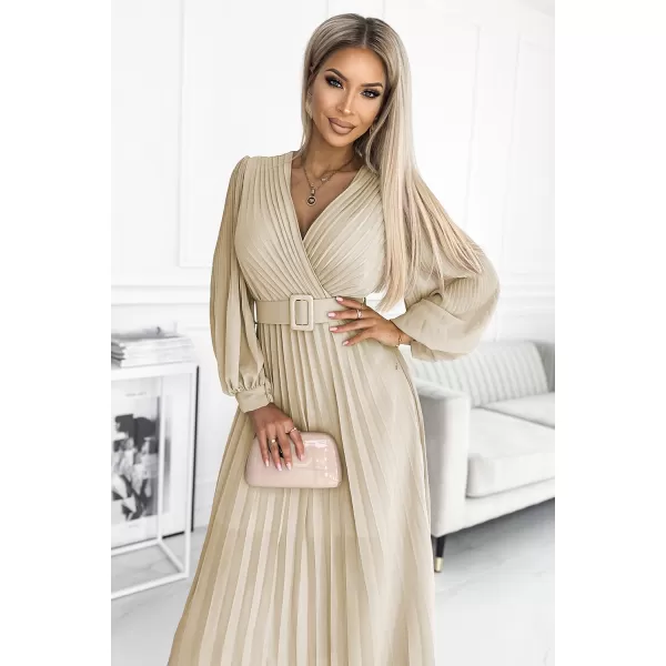  Kleid NUMOCO KLARA 414-8 BEIGE 