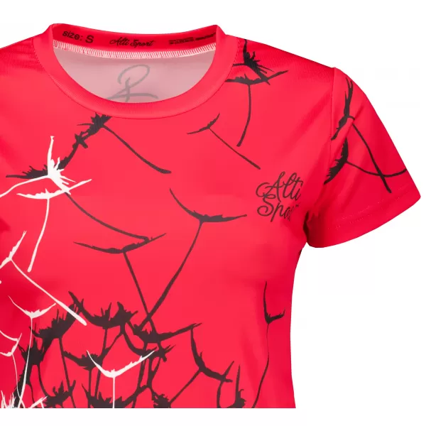  Hochwertiges Funktions-T-Shirt für Damen ALTISPORT VOJ/ALW035TR01 SCHWARZ ROSA 