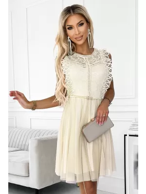 Kleid NUMOCO GRETA 454-3 BEIGE
