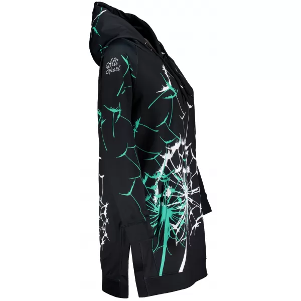  Hochwertiges Funktions-Sweatshirt für Damen ALTISPORT VOJ/ALW035MI03 SCHWARZ/TÜRKIS 