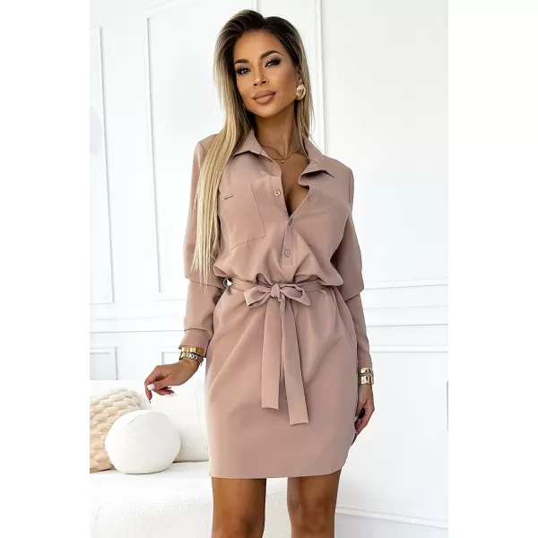  Kleid NUMOCO CAMILLE 284-2 BEIGE 
