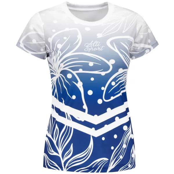  Hochwertiges Funktions-T-Shirt für Damen ALTISPORT VOJ/ALW045TR01 MARINEBLAU/WEIß 